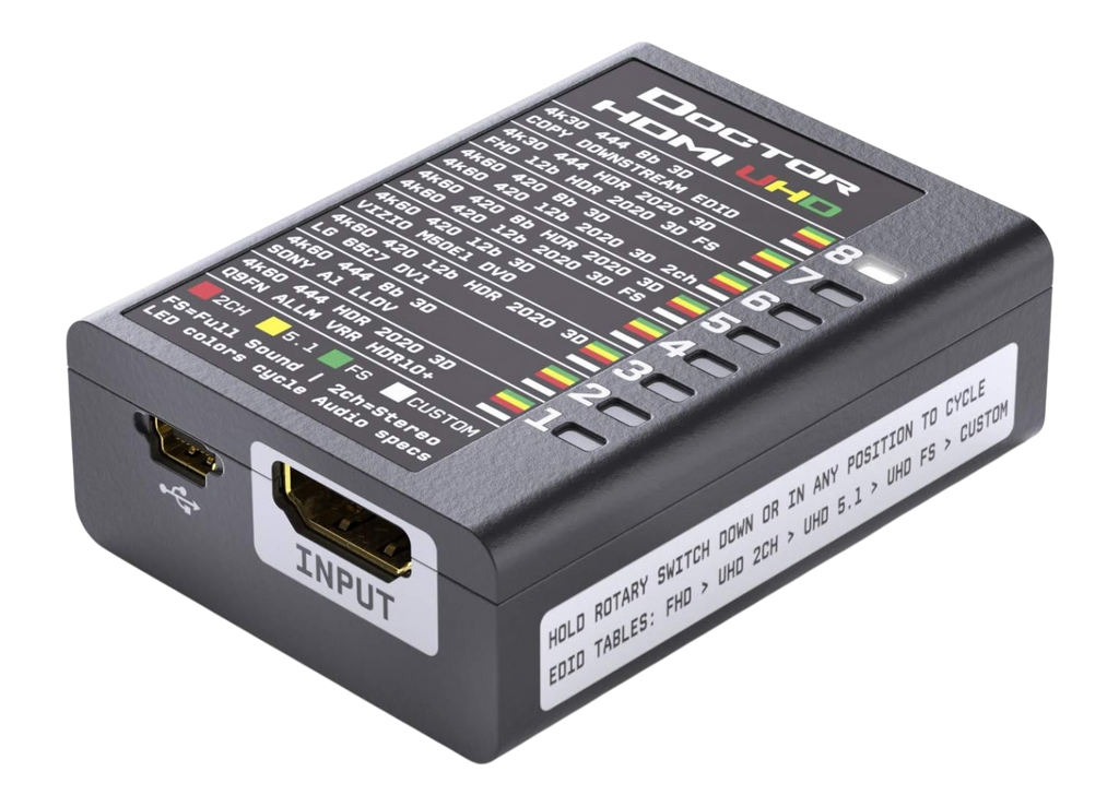HDfury Dr HDMI 4K, manager EDID de 18Gbps și emulator HDMI cât o cutie de chibrituri