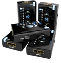 Cinci unități Dr HDMI din unghiuri diferite, cu intrare și ieșire HDMI, port Mini-USB și comutator HEAC/ARC