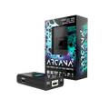 Adaptor eARC 8K HDfury Arcana 2, vedere frontală cu afișaj OLED