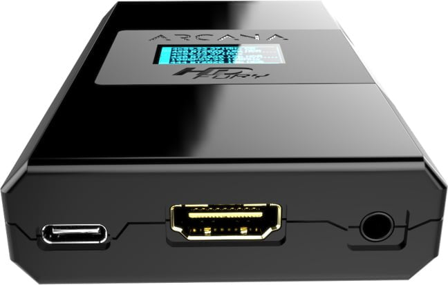 HDfury Arcana într-o instalație home cinema cu videoproiector și Sonos Arc