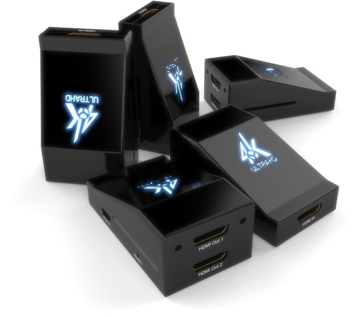 HDfury Splitter 4K UHD - splitter HDMI cu 1 intrare și 2 ieșiri