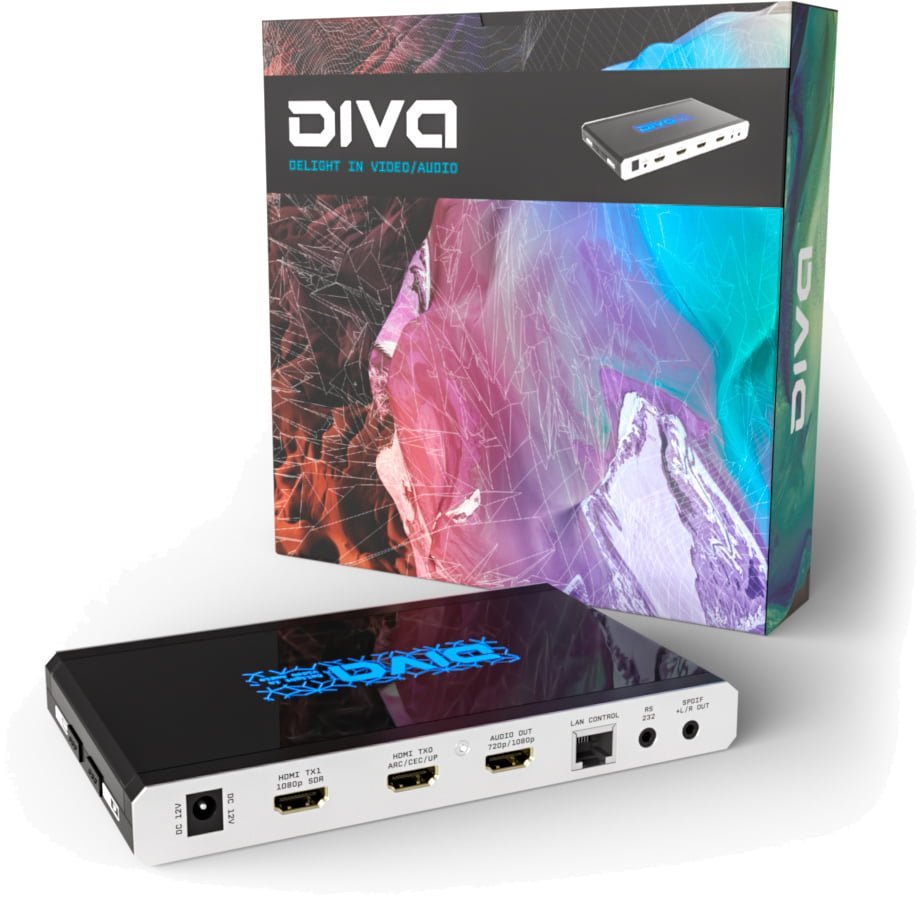 HDfury Diva matrice HDMI 4K 18Gbps și extractor audio